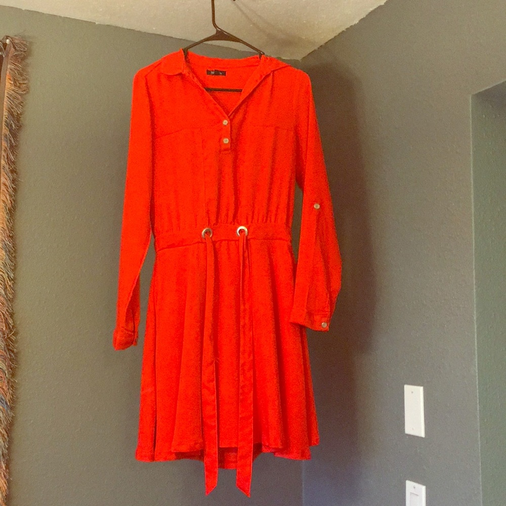 XOXO bright red dress